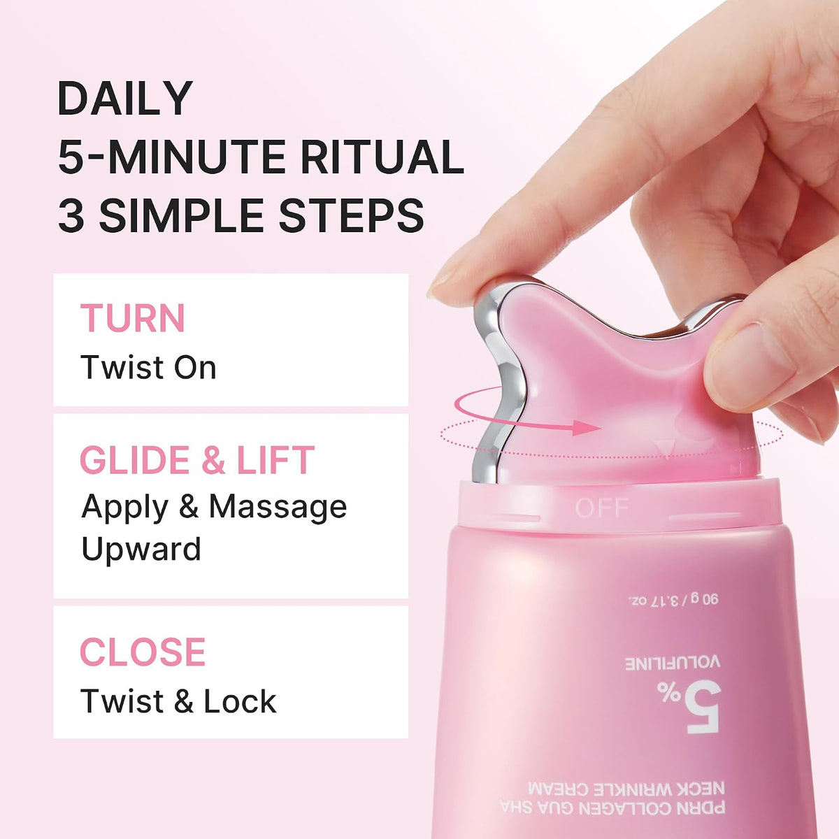medicube PDRN Collagen Gua Sha Neck Cream – Luxe All-in-One Sculpting Tool for the Curated Beauty Shelf