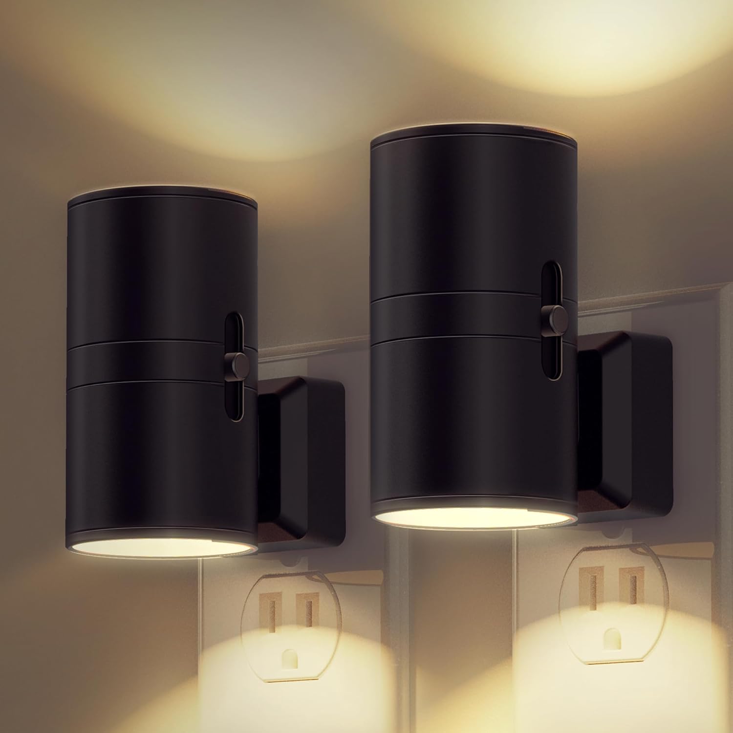 built-in dusk-to-dawn light sensor for automatic day/night operation
