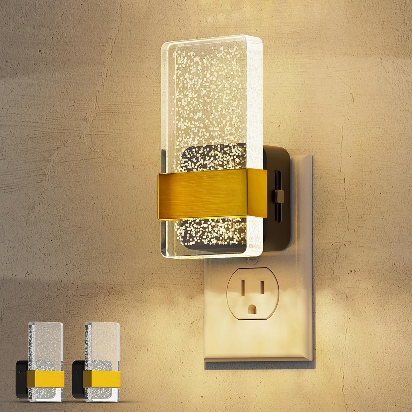 built-in dusk-to-dawn light sensor for automatic on/off operation