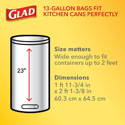 built-in handle-tie closure for easy lift-and-tie removal
