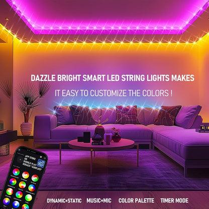 built-in high-sensitivity microphone for real-time music synchronization