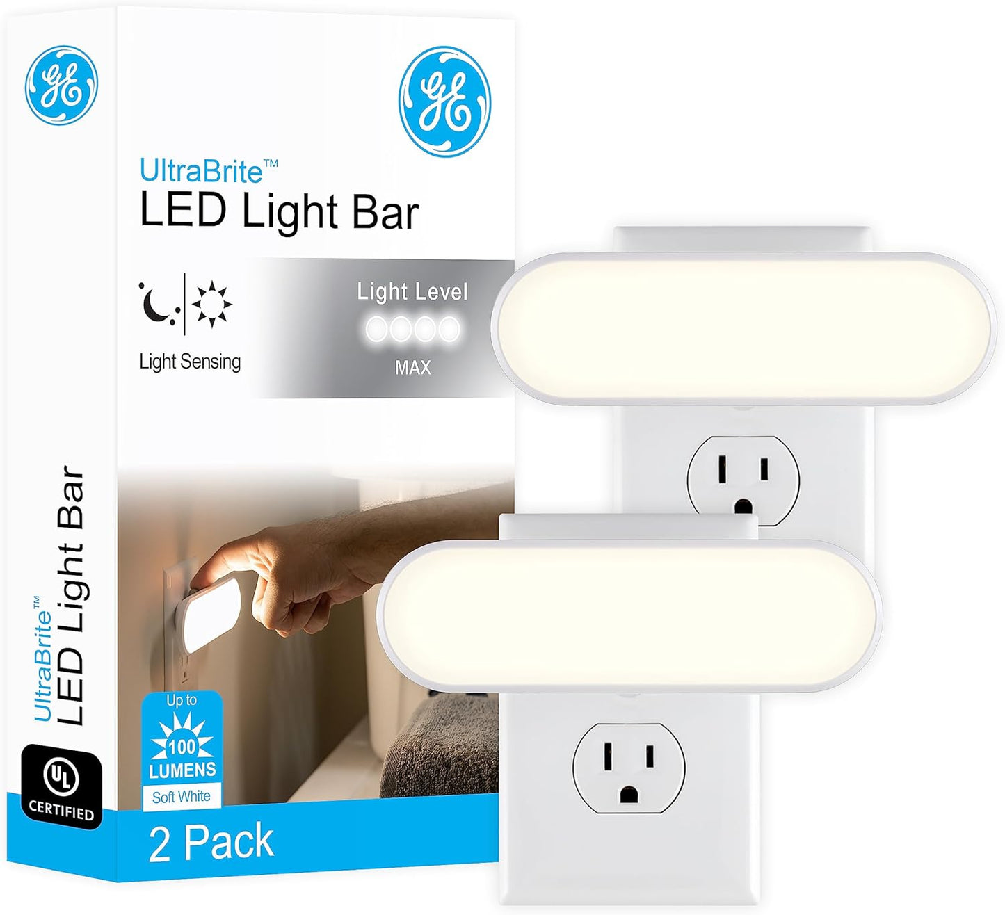 built-in light sensor for automatic dusk-to-dawn operation
