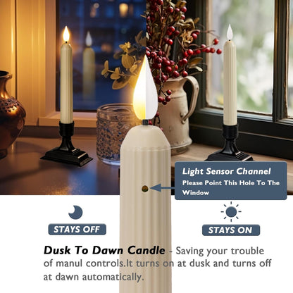 built-in light sensor with a tiny orientation hole for automatic dusk-to-dawn operation