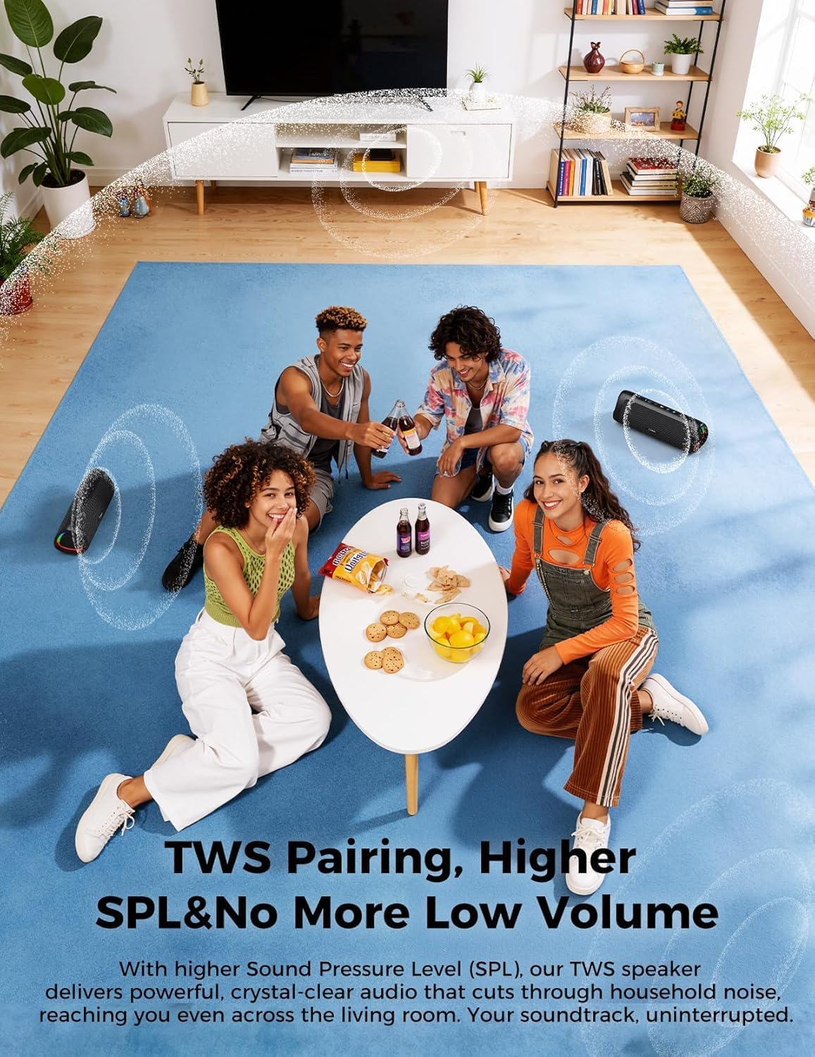 built-in microphone for hands-free calls plus aux input and type-c charging