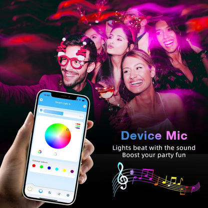 built-in microphone for real-time music synchronization