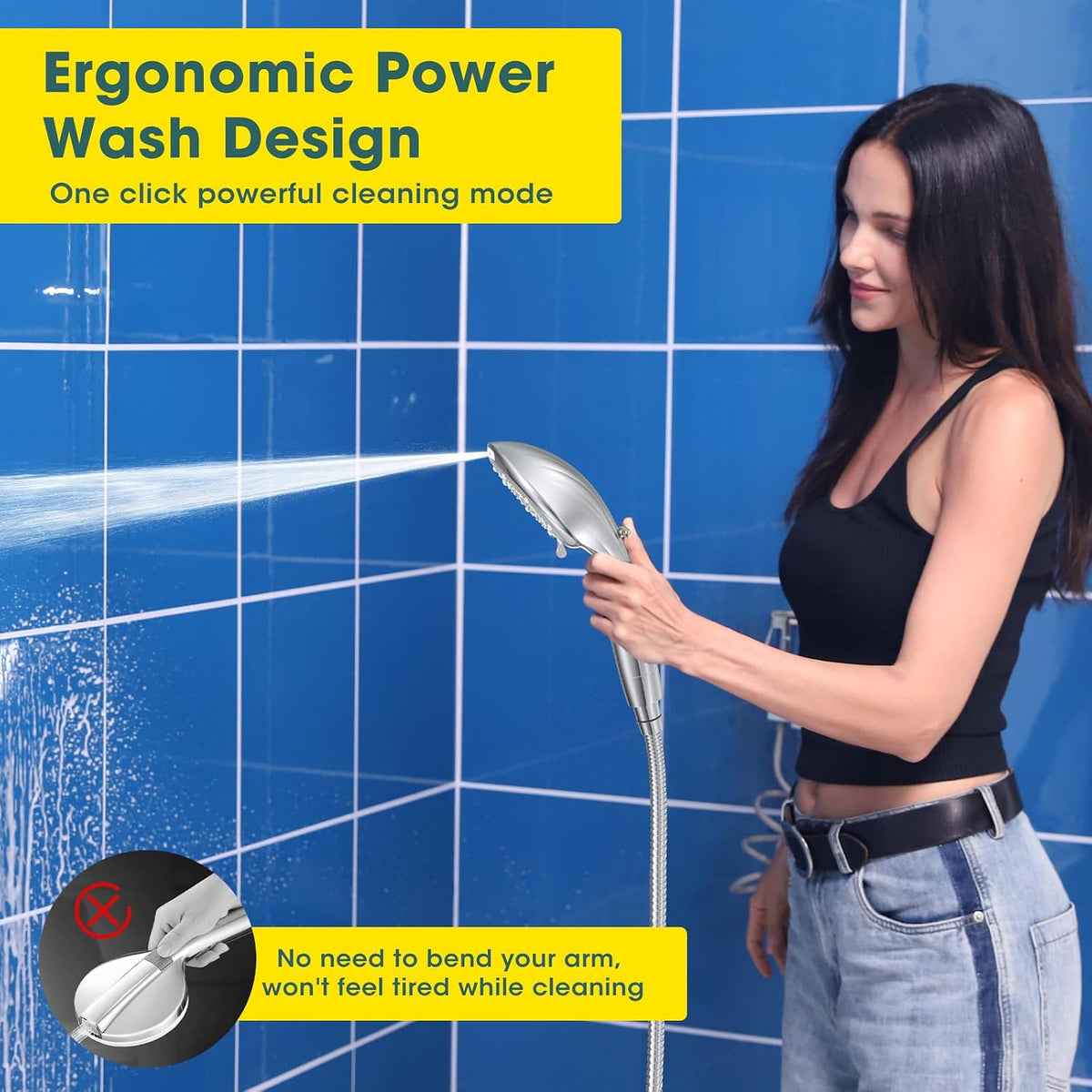 FASDUNT Filtered Shower Head with Handheld – Spa-Like Vitamin C Filter for Master Bathroom Self-Care