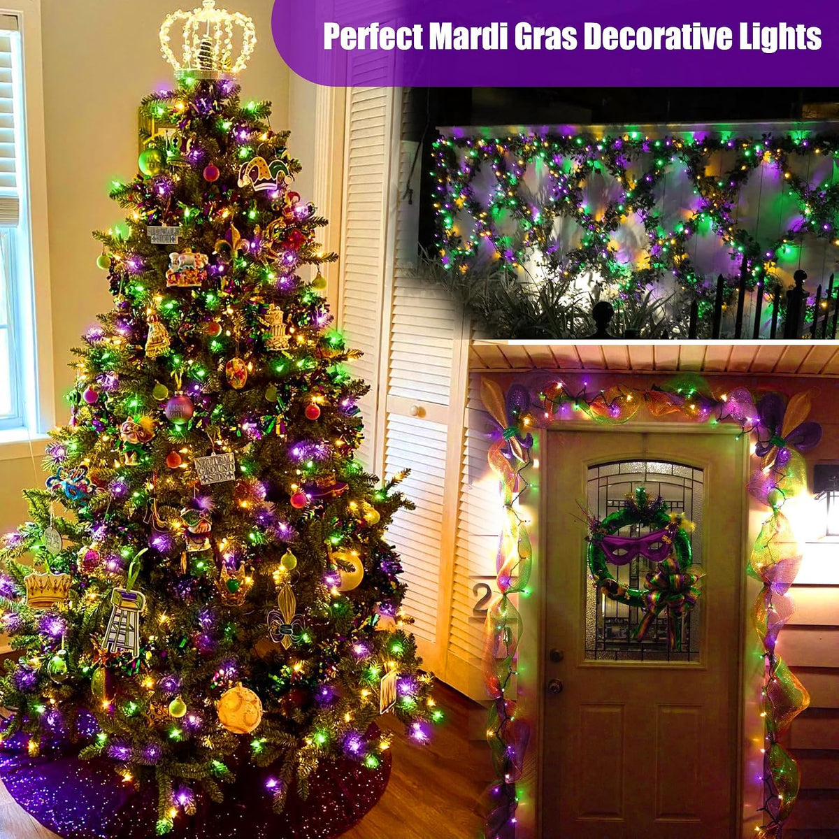 Brizled Smart String Lights Birthday Gift for Her, 200 RGB LEDs with Music Mode and Voice Control for Festive Home Displays