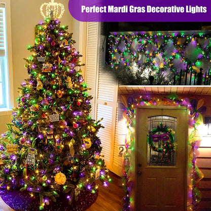 Brizled Smart String Lights Birthday Gift for Her, 200 RGB LEDs with Music Mode and Voice Control for Festive Home Displays