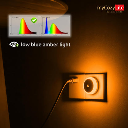 built-in photodiode light sensor for automatic on/off based on ambient brightness