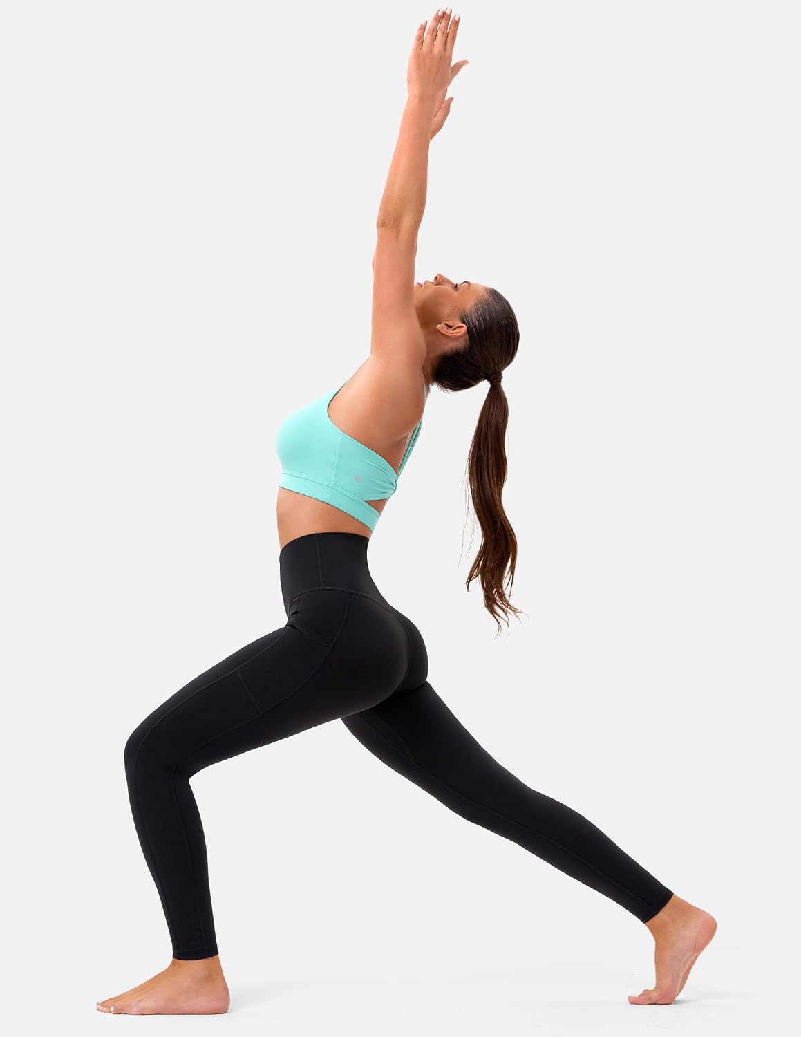 Colorfulkoala Essential 7/8 Leggings with Pockets – Built-In Pocket Leggings for Outdoor Dining, Travel, and Weekend Walks