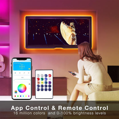 built-in sensitive microphone for real-time music and beat synchronization