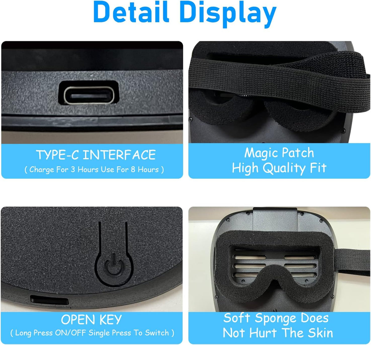 built-in usb-c rechargeable battery