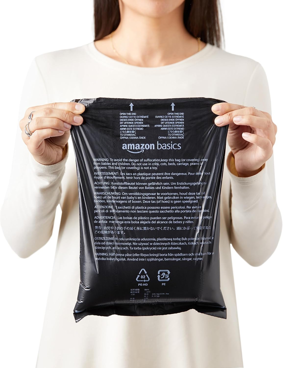 bulk count packaging of 300, 600, or 900 bags (15 per roll, up to 20 rolls)