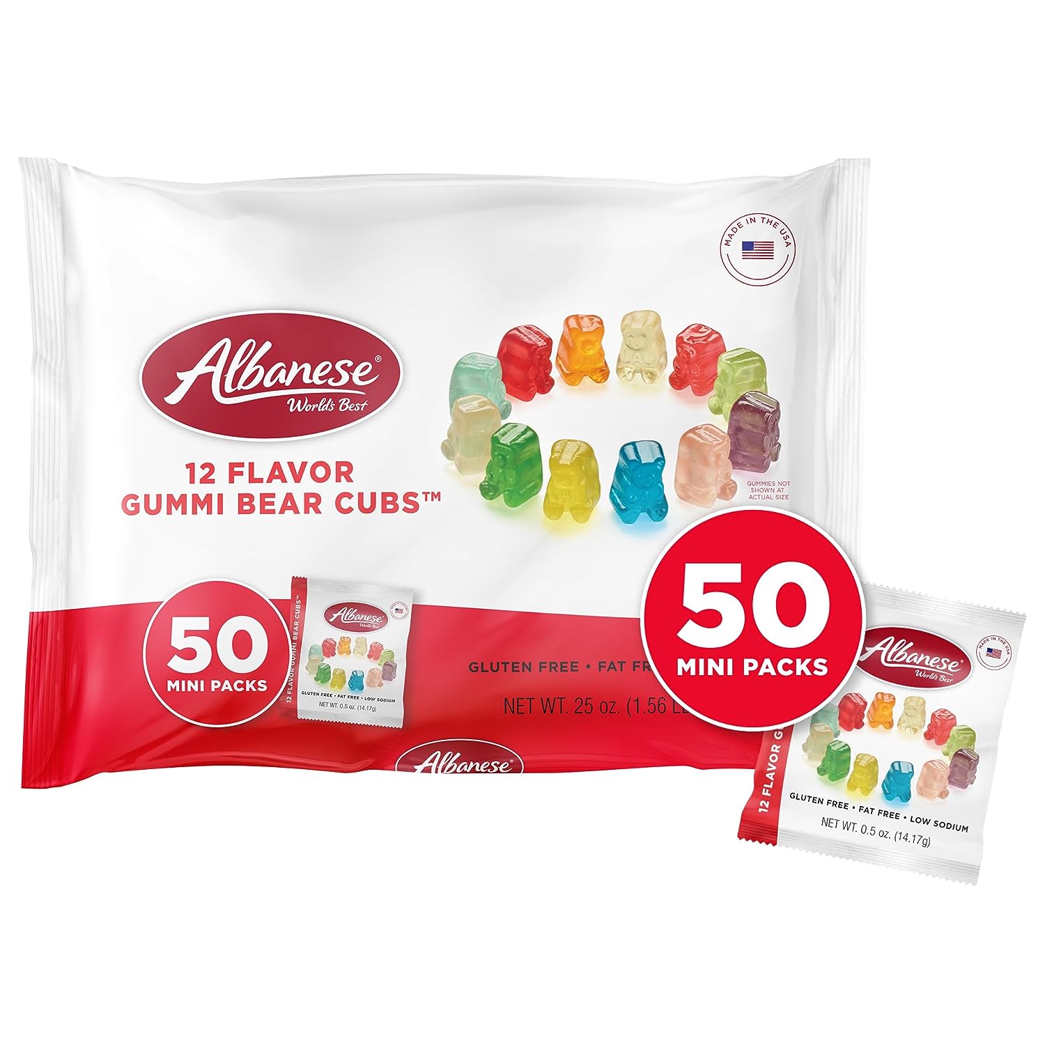 bulk pack of 50 (or 45) individually wrapped 0.5oz single-serve bags