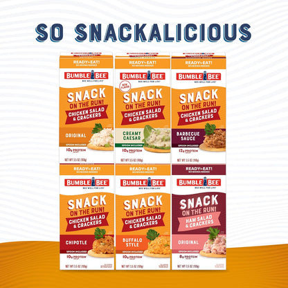 Bumble Bee Snack on the Run Chicken Salad Kit – Pantry Staple for Power Outages and Emergency Preparedness, Multi-Pack