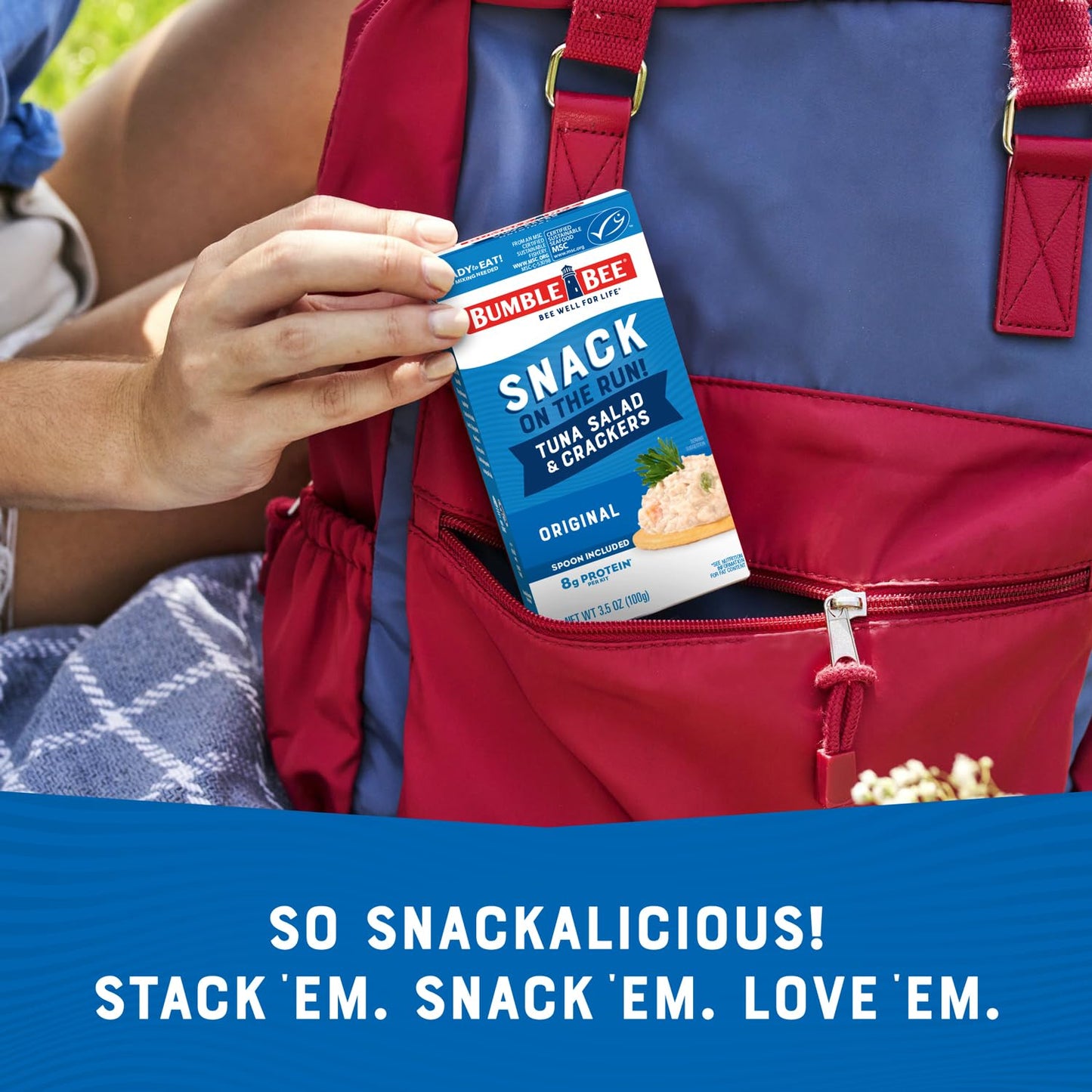 Bumble Bee Snack On The Run Tuna Snack – Ready-to-Eat Lunchbox Protein Parents Can Stock at Home