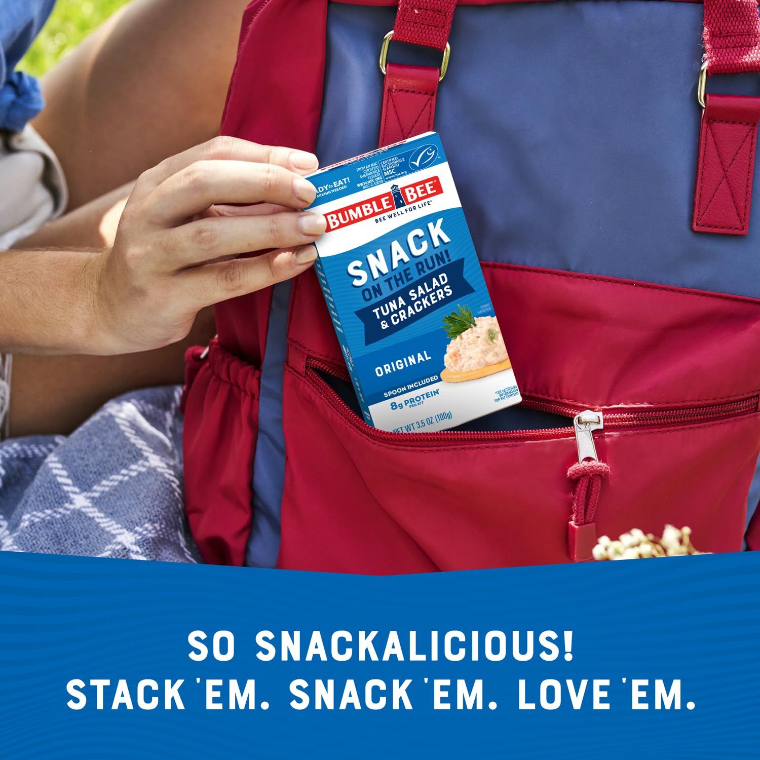 Bumble Bee Snack On The Run Tuna Snack – Ready-to-Eat Lunchbox Protein Parents Can Stock at Home