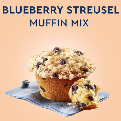 bundled crunchy streusel topping packet for bakery-style finish