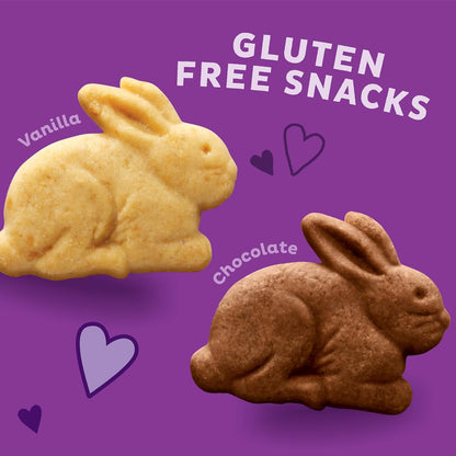 bunny-shaped graham cracker and cheddar square forms designed for small hands