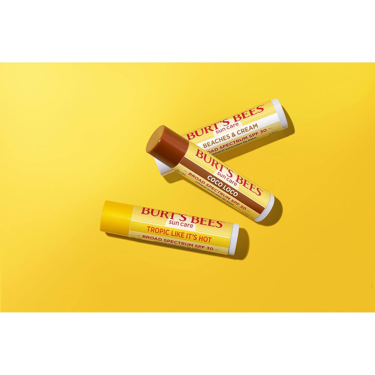 Burt's Bees 100% Natural Origin Lip Balm – Paraben-Free SPF 30 for Clean Skincare Enthusiasts