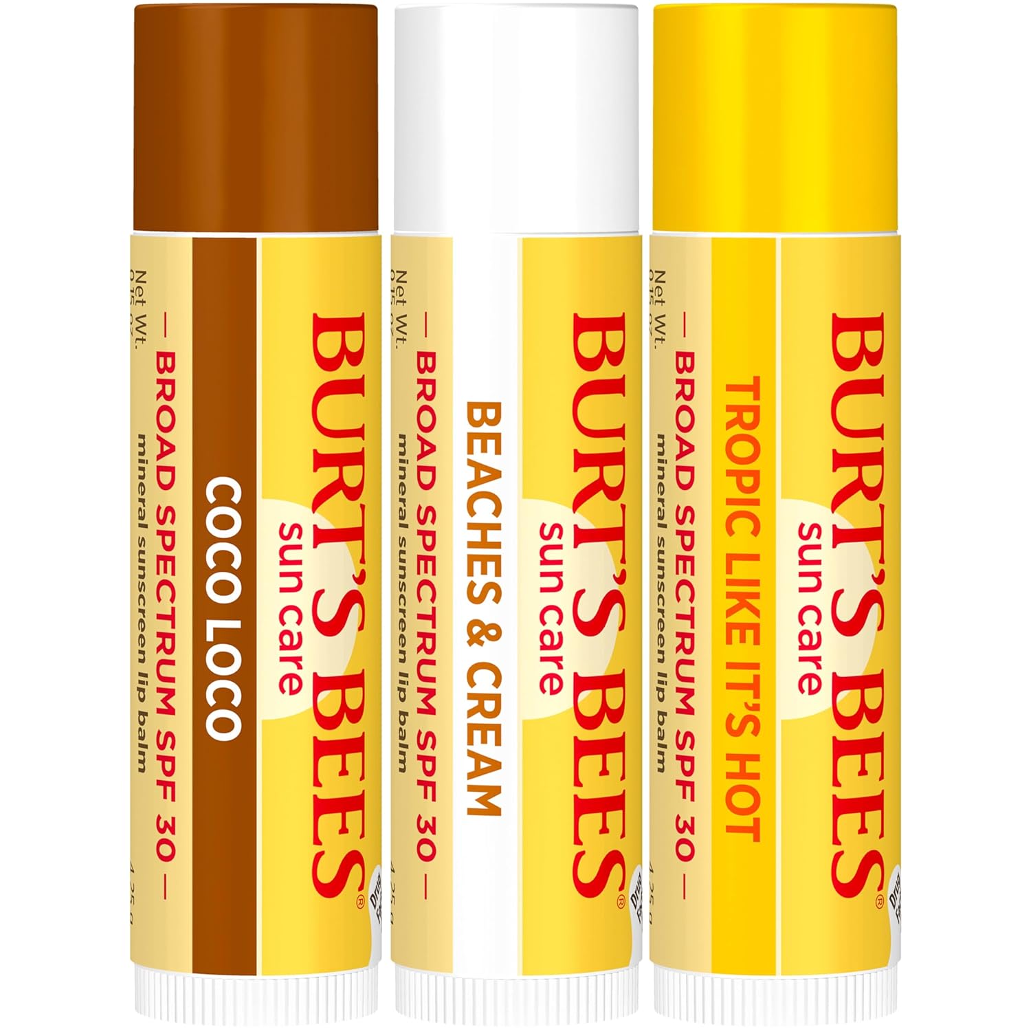 Burt's Bees 100% Natural Origin Lip Balm – Paraben-Free SPF 30 for Clean Skincare Enthusiasts