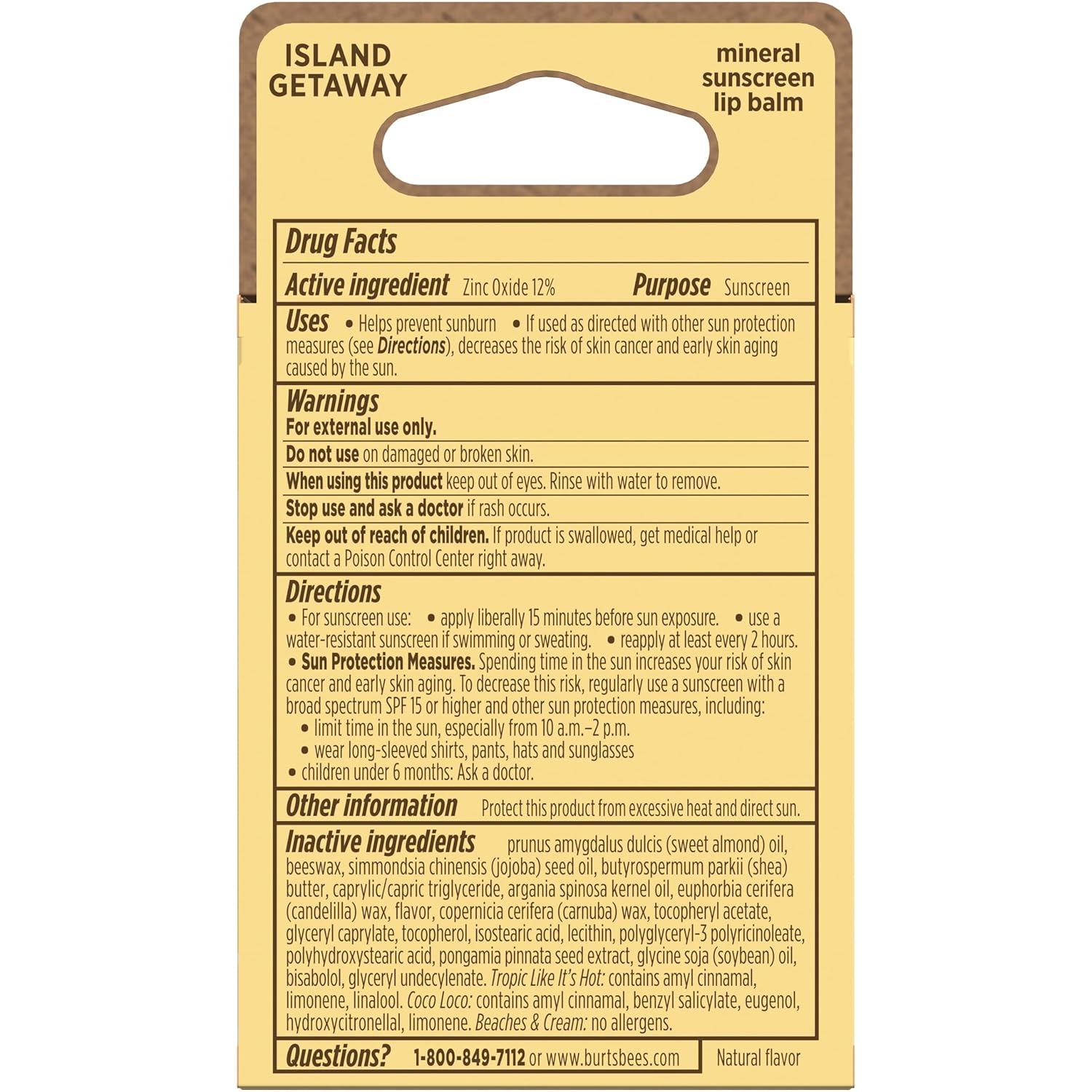 Burt's Bees 100% Natural Origin Lip Balm – Paraben-Free SPF 30 for Clean Skincare Enthusiasts