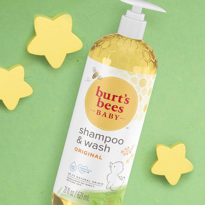 Burt's Bees Baby Soap with Soy Protein – Calming Tear-Free Cleanser for a Gentle Daily Ritual, 21 oz