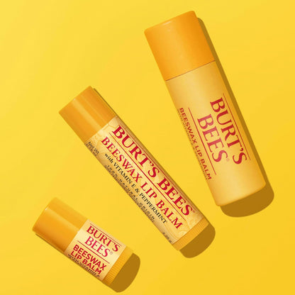Burt's Bees Natural Origin Lip Balm – Office-Friendly Tube for Conference Room, Desk Drawer, and Travel Day