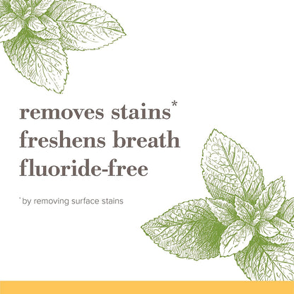 Burt's Bees Natural Toothpaste – Minimalist Fluoride-Free Zen Peppermint Tube for Effortless Neutral-Toned Bathroom Styling