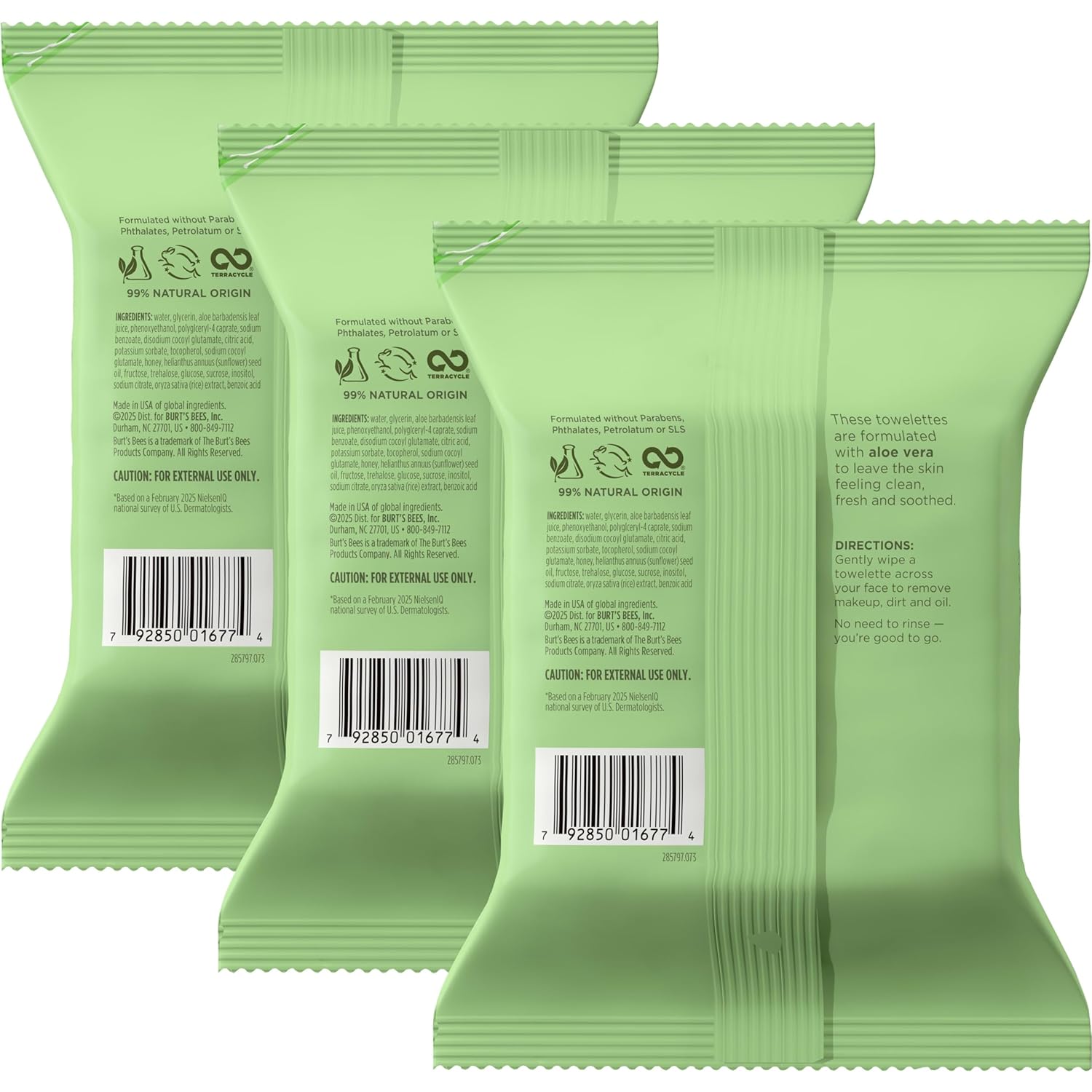 Burt's Bees Plant-Based Makeup Removing Wipes – Thoughtful Stocking Stuffer for Sensitive-Skin Friends