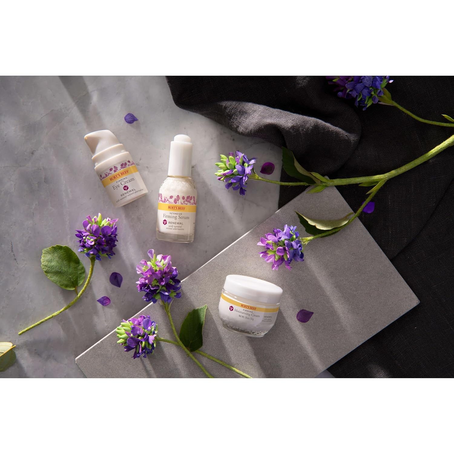 Burt's Bees Renewal Night Cream – Simple Fragrance-Free Cream for a Minimalist Nightstand Skincare Ritual