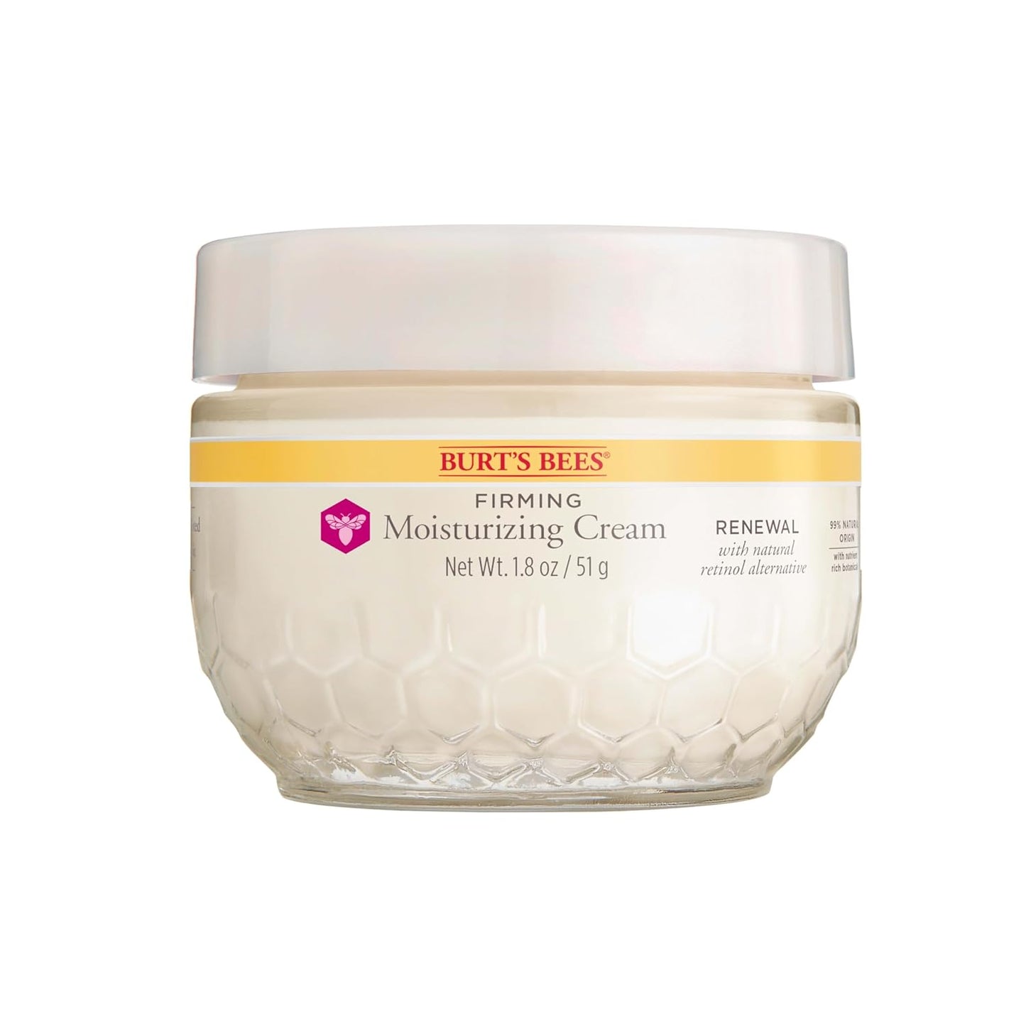 Burt's Bees Renewal Night Cream – Simple Fragrance-Free Cream for a Minimalist Nightstand Skincare Ritual