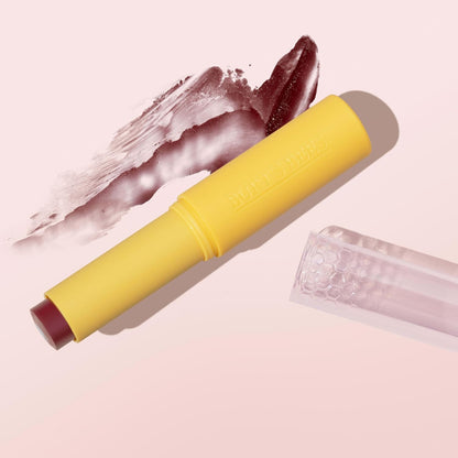 Burt's Bees Tinted Boosted Balm – Skin-Friendly Tinted Lip Balm for Daily Wear, Hypoallergenic-Friendly Clean Formula