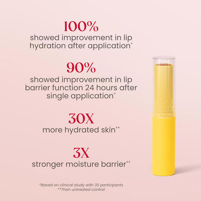 Burt's Bees Tinted Boosted Balm – Skin-Friendly Tinted Lip Balm for Daily Wear, Hypoallergenic-Friendly Clean Formula
