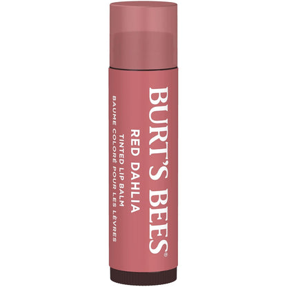 Burt's Bees Tinted Lip Balm – Streamlined Everyday Lip Color for Neutral-Toned Collections, 0.3 oz Travel Tube