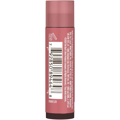 Burt's Bees Tinted Lip Balm – Streamlined Everyday Lip Color for Neutral-Toned Collections, 0.3 oz Travel Tube