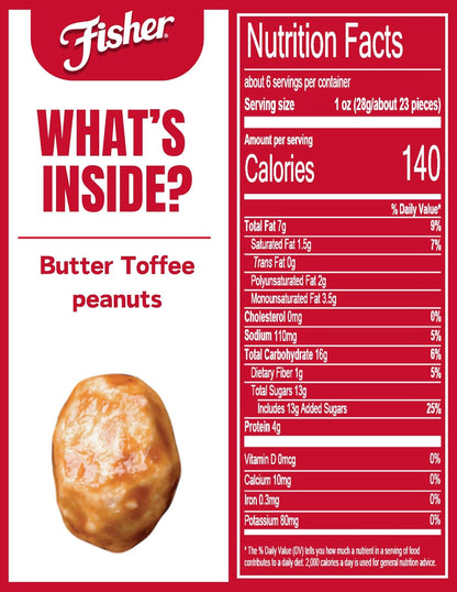 butter toffee flavor coating with 0g trans fat per serving
