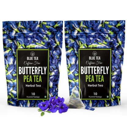 Butterfly Pea Flower - 10 Tea Bags (Pack of 2)