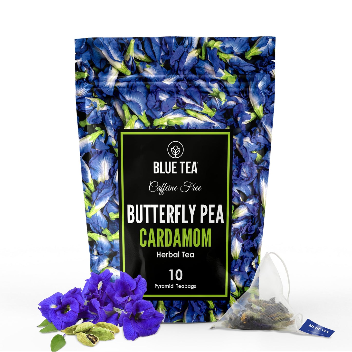 Butterfly Pea Flower Cardamom - 10 Count (Pack of 1)