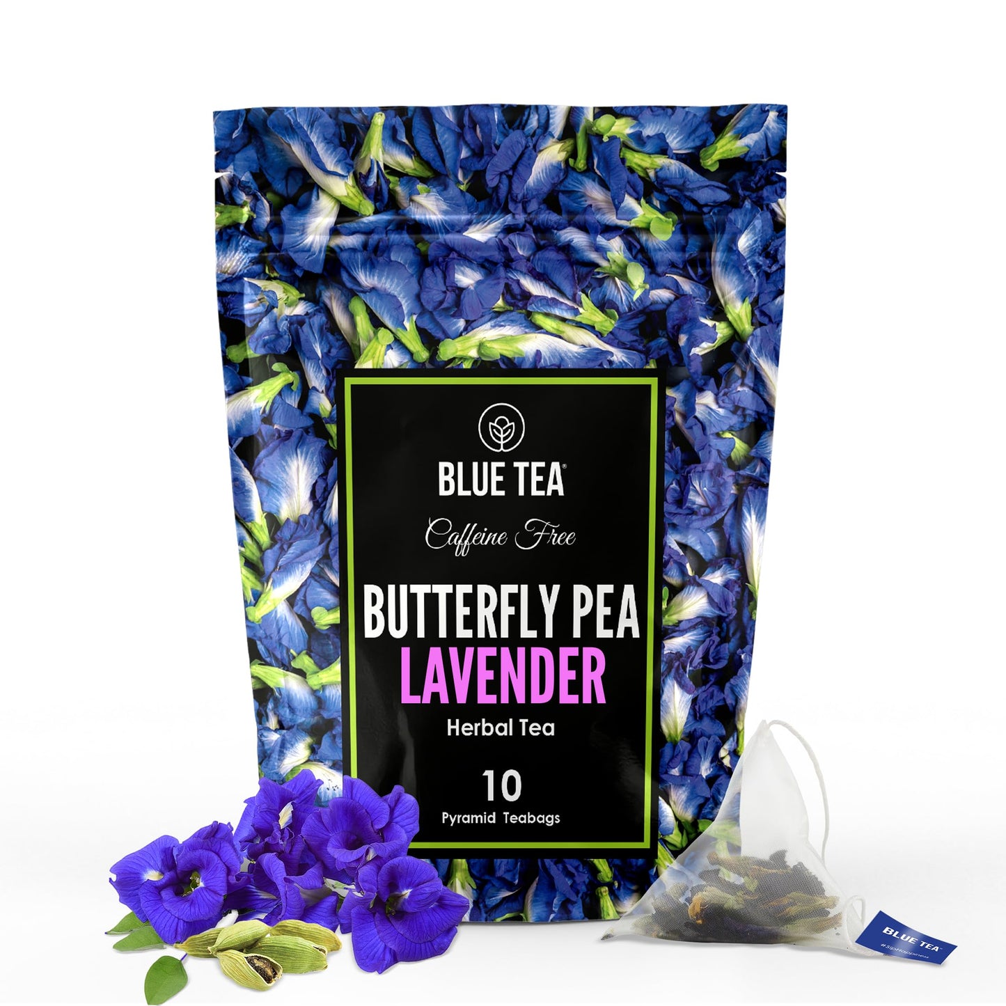 Butterfly Pea Flower Lavender - 10 Count (Pack of 1)