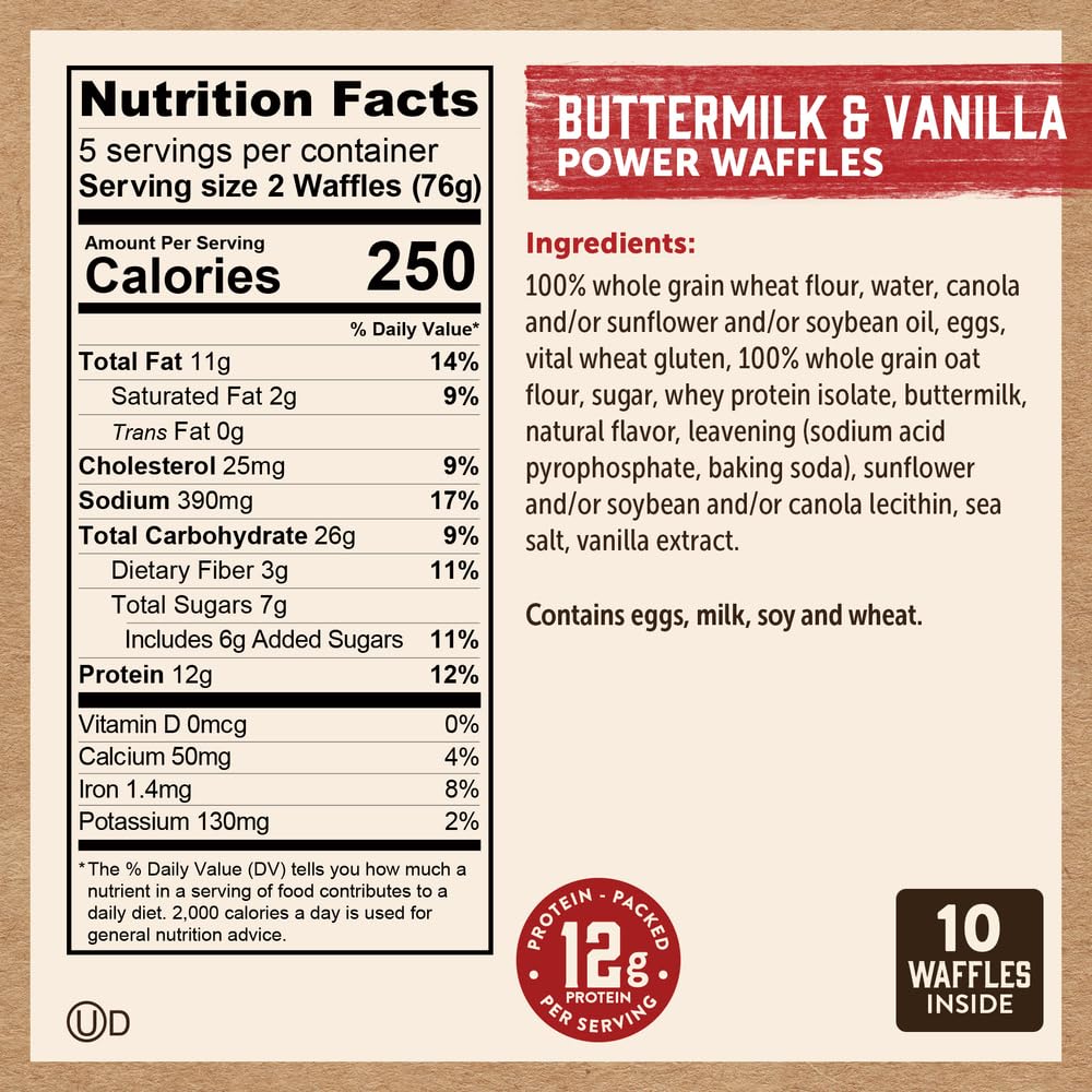 buttermilk flavor with cane sugar and vanilla extract