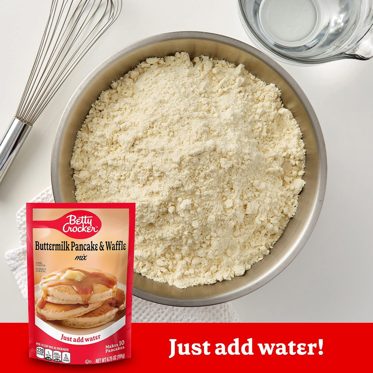 buttermilk formulation with flour, sugar, leavening, palm oil, whey, and buttermilk