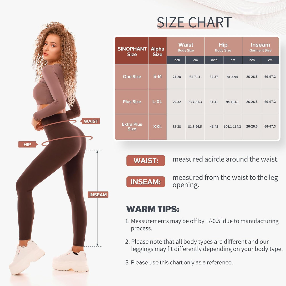 SINOPHANT Buttery-Soft Leggings for Women – Versatile High-Rise Bottoms for Patio Walks and Travel Days
