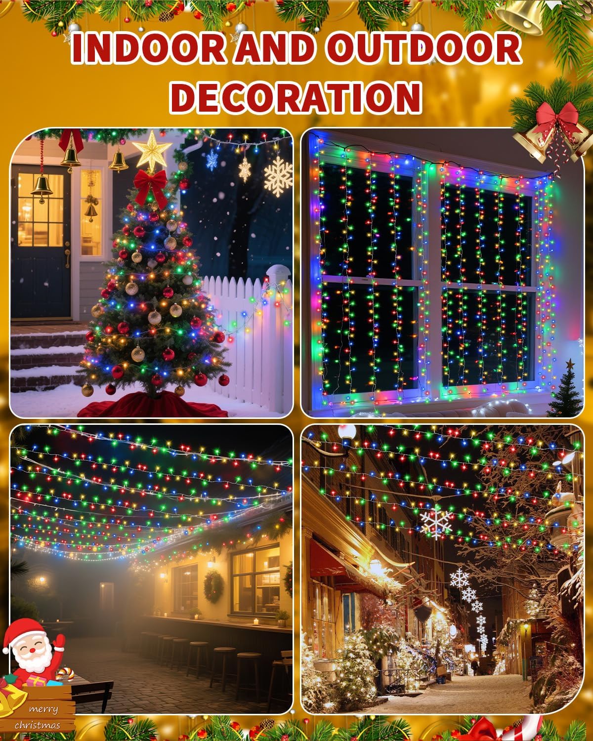 BZBANRN 403ft Remote Control String Lights with Timer, Parent Approved Decorative Lights for Reading Corner and Bedroom Ceiling Stars