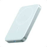Anker MagGo Power Bank – Clutter-Free Wireless Charger for the Modern Office, Matte Slim 10K Battery Pack