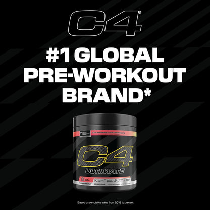 C4 Ultimate Pre Workout Powder – Output Maximizer for Strength Training and Intense Study Breaks