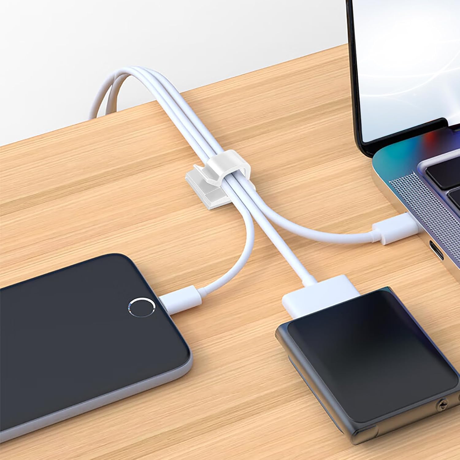 Cable Tidy Co. Cable Management Set – Useful Birthday Gift for Remote Workers