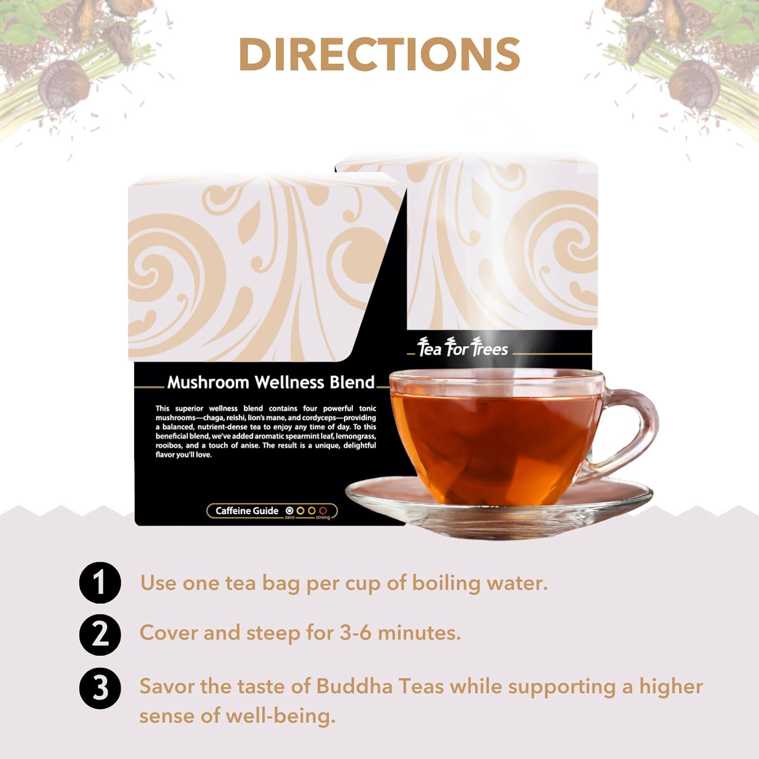 caffeine-free formula safe for evening use
