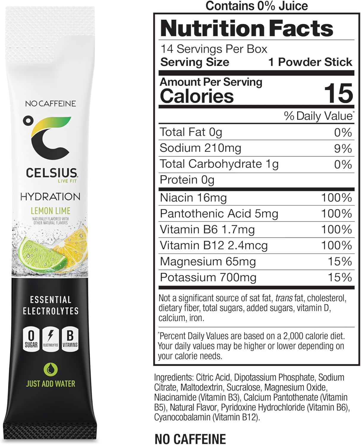 caffeine-free formulation suitable for any time of day