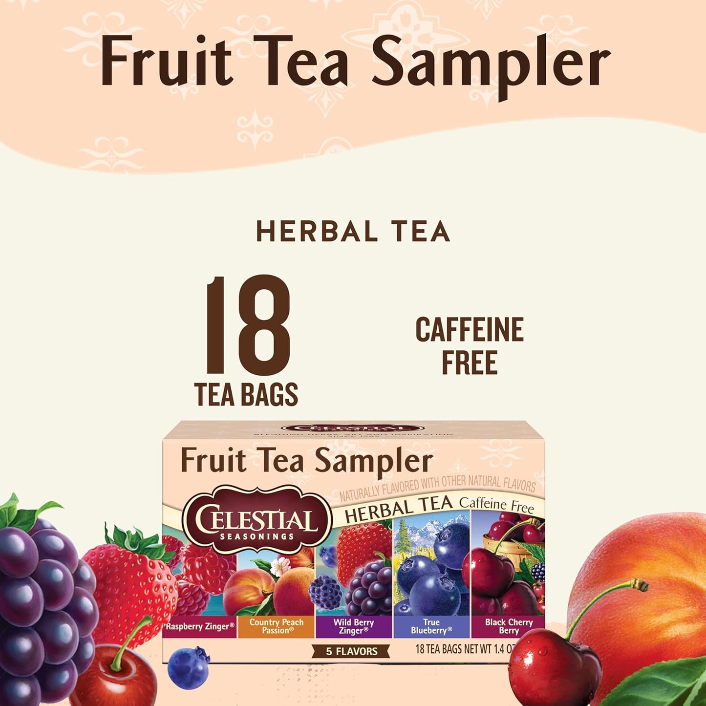 caffeine-free herbal tea blend safe for evening consumption